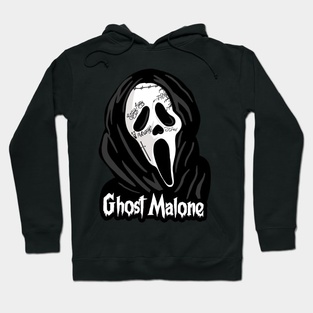 Ghost Malone Hoodie by MakgaArt
